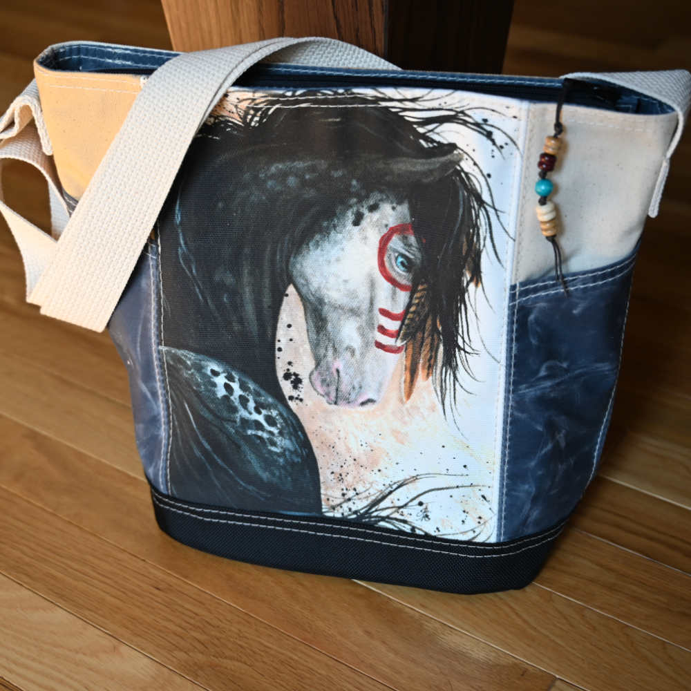 Canvas Appaloosa Hand Bag 1
